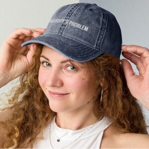 Somebody’s Problem Embroidered Otto Baseball Hat - Navy Blue